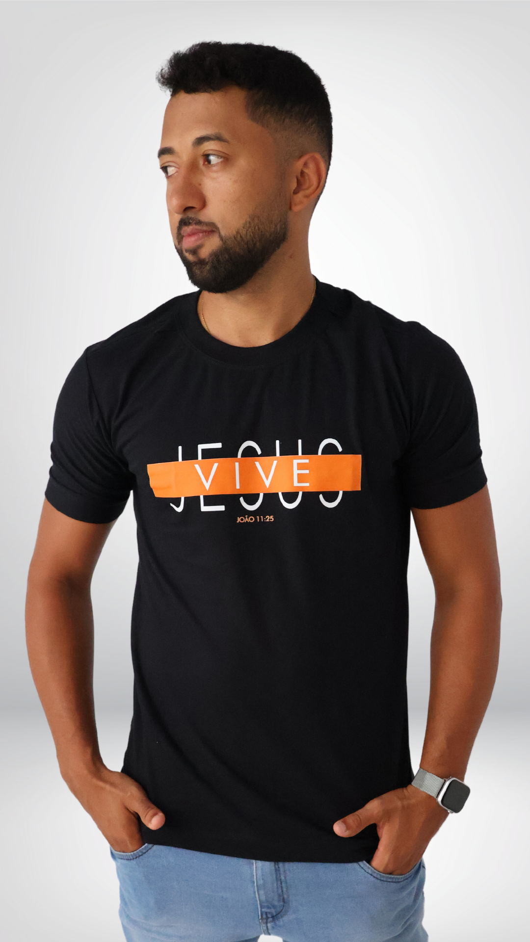 T-shirt "JESUS VIVE" - Imagem 2